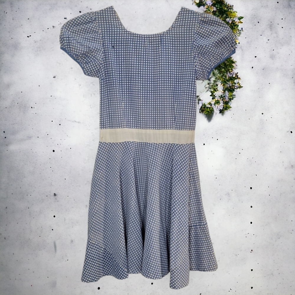 Handmade Vintage 1950's Circle Skirt Dress - Picture 2 of 11